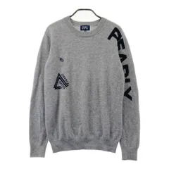 サイズ：4 PEARLY GATES パーリーゲイツ 2024年 ニット セーター カシミヤ  グレー系 [240101584803] ゴルフウェア メンズ ストスト