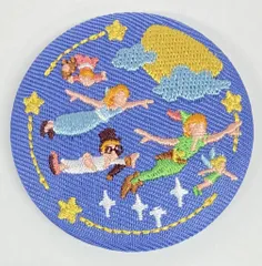 BANDAI Candy 刺繍缶バッジビスケット Disney Characters ピーターパン 01