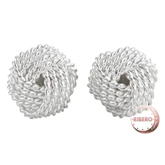 TIFFANY&Co. ティファニー サマセット ツイスト ノット ピアス シルバー【中古】