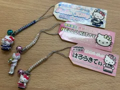 GO177 ハローキティ 東京限定 根付けストラップ 3点セット ご当地キティちゃん