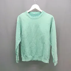 ◇ ◎ MAISON NO.8 クルーネック カジュアル シンプル 裏起毛 長袖 スウェット サイズF グリーン レディース E  【1308160020111】のサムネイル