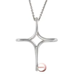 TIFFANY&Co. ティファニー インフィニティ クロス ネックレス ペンダント シルバー【中古】