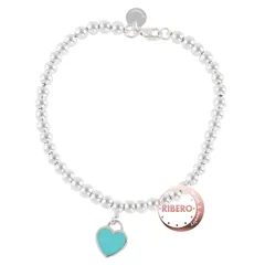 TIFFANY&Co. ティファニー リターン トゥ ティファニー  ブルーハートタグ ビーズ ブレスレット シルバー【中古】