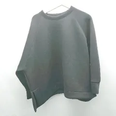 ◇ URBAN RESEARCH オーバーサイズ ラグランネック ラウンドネック 長袖 トレーナー サイズF ブラック メンズ E  【1308160022856】のサムネイル