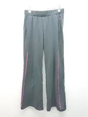 ◇ NIKE ナイキ スポーティー ジム 運動 ウエストゴム ブランドロゴ ジャージパンツ サイズM ブラック レディース E  【1308160024829】