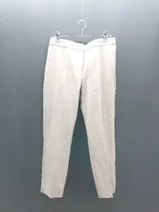 ◇ ZARA ザラ センタープレス タック テーパード カジュアル スリット パンツ サイズM ブラウン レディース E  【1308160027837】