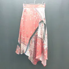 ◇ FREAK'S STORE バックファスナー　バックウエストゴム ロング ヘム スカート サイズFREE オレンジ系 レディース E  【1308160028193】のサムネイル