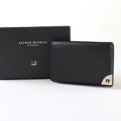 MWL25174 未使用 dunhill ダンヒル 6連 キーケース レザー ブラック×シルバー 黒 フランス製