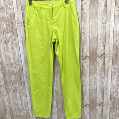 新品 ワールド レディース ゴルフパンツ 撥水 接触冷感 蛍光イエロー 