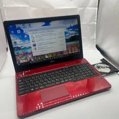 【爆速SSD】鮮やかレッド✨富士通LIFEBOOK i3/8GB/ブルーレイ/15型 一ヶ月保証付き