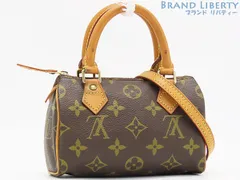 ルイヴィトン　LOUIS VUITTON　モノグラム　ミニ スピーディ　2WAY ミニバッグ　ハンドバッグ　斜め掛け ショルダーバッグ　ポーチ　ポシェット　ダークブラウン　M41534