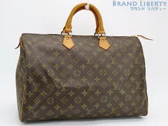 【美品】ルイヴィトン　LOUIS VUITTON　モノグラム　スピーディ40　ハンドバッグ　ミニボストンバッグ　ダークブラウン　M41522 M41106