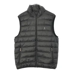 Polo by Ralph Lauren ポロ ラルフローレン ダウンベスト ブラック(メンズ M)中古 古着 X0180