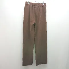 ◇ CITEN カジュアル 秋冬コーデ ウエストゴム シンプル パンツ サイズF ブラウン レディース E  【1308160037096】
