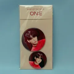 BTS MAP OF THE SOUL ON:E JUNGKOOK CAN BADGE & COVER SET