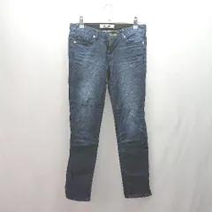 ◇ sly jeans デニム ジーンズ スキニー 加工 ストレッチ カジュアル パンツ サイズ1 ブルー レディース E  【1308160046357】