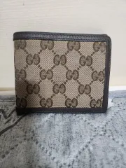 グッチ ジャカード メンズ 二つ折り財布