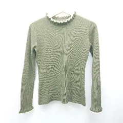 ◇ Fint An Another Angelus ハイネック ニット生地 大人カジュアル 長袖 セーター 表記なし グリーン レディース E  【1308160049662】