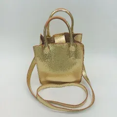 ◇ zucca ロゴワンポイント キラキラ 小さめなサイズ感 ギャル ショルダーバッグ ゴールド レディース E  【1308160048962】