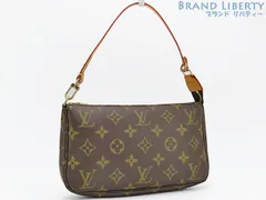 【ほぼ新品】ルイヴィトン　LOUIS VUITTON　モノグラム　ポシェット アクセソワール　アクセサリーポーチ　ワンショルダーバッグ　ハンドバッグ　ダークブラウン　M51980