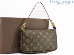 【新品同様】ルイヴィトン　LOUIS VUITTON　モノグラム　ポシェット アクセソワール　アクセサリーポーチ　ワンショルダーバッグ　ハンドバッグ　ダークブラウン　M51980