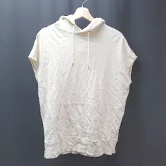 ◇ green label relaxing UNITED ARROWS フード ストレッチ 薄手 ノースリーブ パーカー 表記なし クリーム レディース E  【1308160052990】のサムネイル