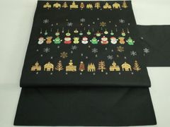 平和屋着物○男性 お召 アンサンブル 褐返色 正絹 逸品 DAAZ7112ud