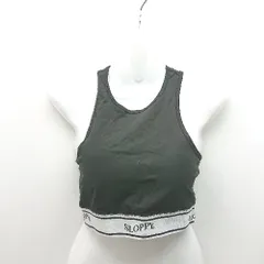 ◇ SLOOPY シンプル カップ付き ノースリーブ スポブラ インナー サイズF ブラック レディース E  【1308160057339】