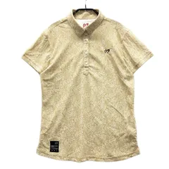 サイズ：2 MASTER BUNNY EDITION マスターバニーエディション  半袖ポロシャツ 小花 総柄 ベージュ系 [240101590389] ゴルフウェア レディース ストスト