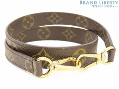 【未使用】ルイヴィトン　LOUIS VUITTON　モノグラム　ショルダーストラップ　調節不可　ダークブラウン