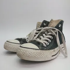 ◇ converse オールスター ハイカット キャンバス ベーシック カジュアル スニーカー サイズ22.5㎝ ブラック レディース E  【1308160063620】