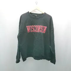 ◇ FREAK'S STORE カジュアル シンプル 裏起毛 刺繡 ラフ感 長袖 トレーナー サイズS ブラック メンズ E  【1308160067925】