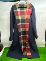 ●ブルーレーベル・クレストブリッジ　コート　38号　ポリエステル54％　綿46％　リバーシブル　中古u260105_18