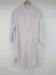 ◇ AMERICAN HOLIC バンドカラー 大人女子 シンプル 長袖 ロング ワンピース サイズF ラベンダー レディース P  【1308160074015】