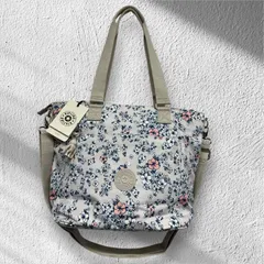 F-015-259   未使用　kipling    キブリング　2in1トート＆ショルダーバッグ ガーデンBLM