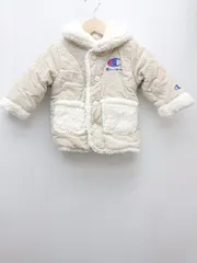 ◇ Champion キッズ 子供服 コーデュロイ 裏ボア 長袖 ジャケット サイズ80 ベージュ レディース メンズ P  【1308160075715】