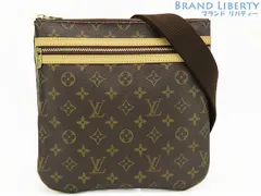 【美品】ルイヴィトン　LOUIS VUITTON　モノグラム　ポシェット ボスフォール　斜め掛け ショルダーバッグ　メッセンジャーバッグ　サコッシュ　ダークブラウン　M40044