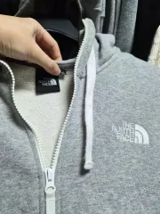 THE NORTH FACE ザノースフェイス グレー ジップアップ フーディー XL