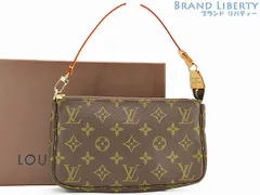 【新古品】ルイヴィトン　LOUIS VUITTON　モノグラム　ポシェット アクセソワール　アクセサリーポーチ　ワンショルダーバッグ　ハンドバッグ　ダークブラウン　M51980