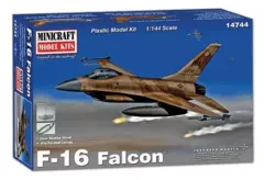 【中古】プラモデル 1/144 アメリカ空軍 F-16A ファイティングファルコン フレーム塗装済キャノピー付属 [MC14744]