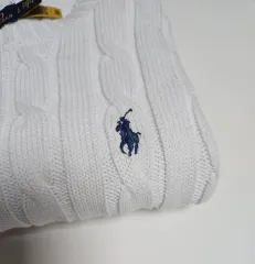 ポロラルフローレン ケーブル 状態良し ニット 半袖 セーター