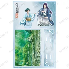 【新品】アクリルスタンド・アクリルパネル [新品] 猫猫＆壬氏 描き下ろし 水遊びver. アクリルジオラマ 「TVアニメ 薬屋のひとりごと」