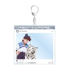 【新品】キーホルダー [新品] 土井半助 描き下ろし みんなで飼育実習の段ver. SNS風BIGアクリルキーホルダー 「忍たま乱太郎」