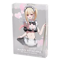 【中古】アクリルスタンド・アクリルパネル 喜多川海夢 千種みのりイラスト 水着メイドver. アクリルブロック 「TVアニメ その着せ替え人形は恋をする」