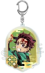 【新品】キーホルダー 竈門炭治郎 箔押しアクリルキーホルダー 「鬼滅の刃」