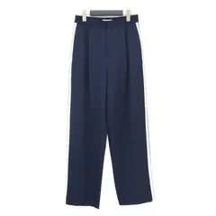 MACPHEE マカフィー パンツ ネイビー 紺 サイズ:34(7号) | 24春夏 ハイブリッド 2WAY ストレッチパンツ | テーパード タック ライン セミワイド | ボトムス ズボン【レディース】【中古】