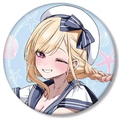 【中古】バッジ・ビンズ 喜多川海夢 千種みのりイラスト セーラー水着ver. 3WAY缶バッジ 「TVアニメ その着せ替え人形は恋をする」