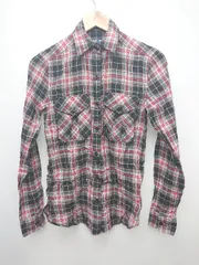 ◇ POLO JEANSCO RALPH LAUREN チェック 長袖 シャツ サイズS ブラック レッド ホワイト レディース P  【1308240003867】