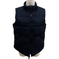 ZK22 COMME CA ISM スタンドカラーダウンベスト 黒 サイズ9