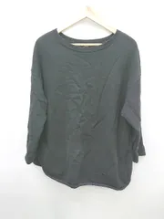 ◇ SLOBE IENA スローブ イエナ シンプル 無地 長袖 カットソー サイズF ブラック レディース P  【1308240006585】